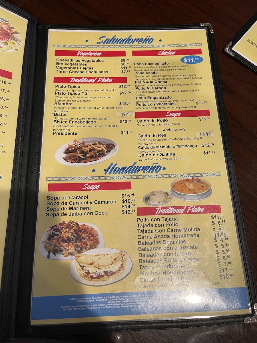 Casa Blanca Restaurant Menu - Image 5